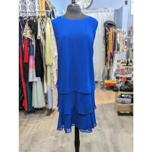 Lauren Ralph Lauren's Ruffle Trimmed Tiered Dress